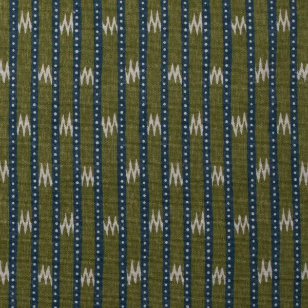 Zig Zag - Navy & Emerald
